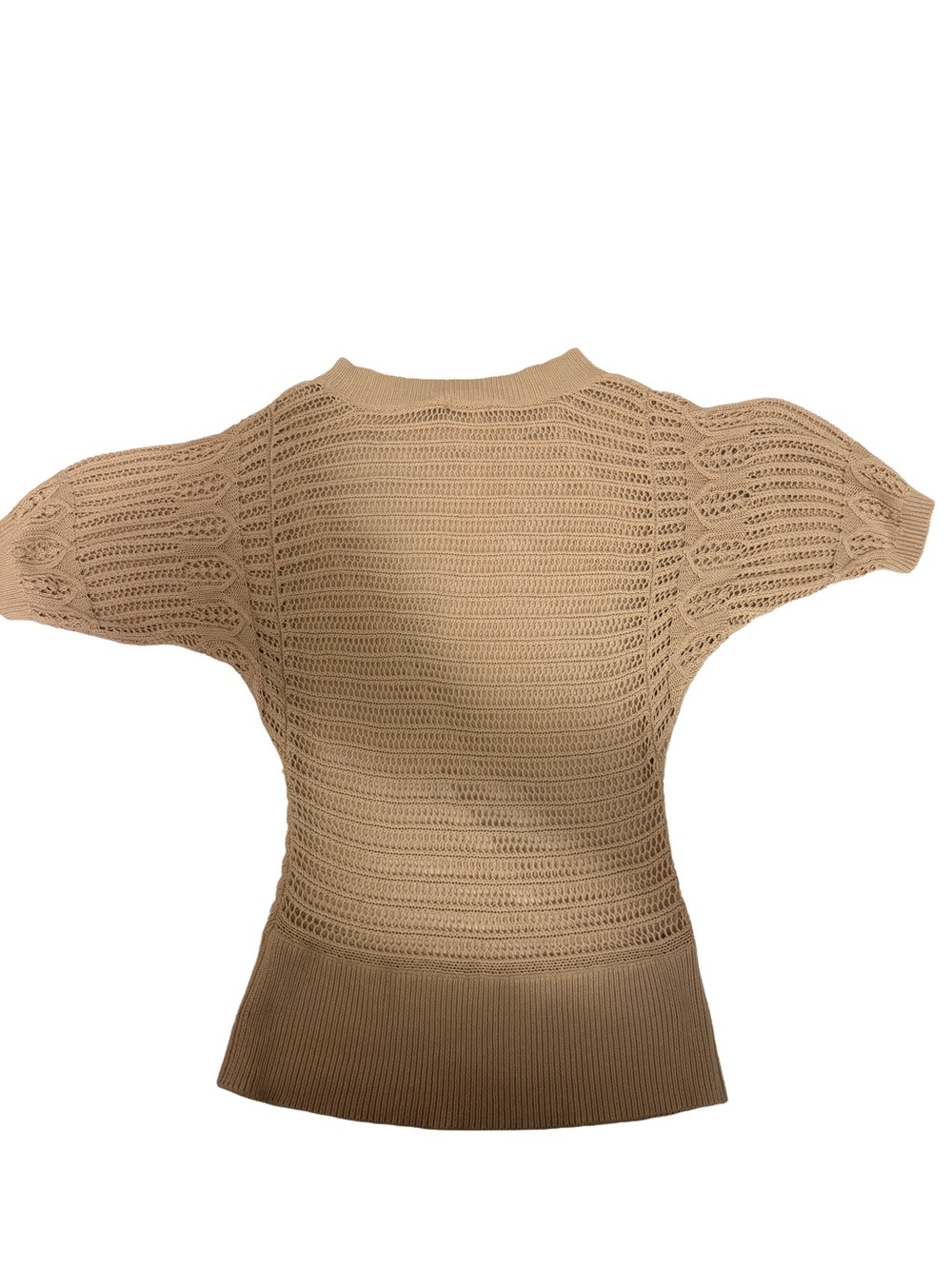 Banana Republic Cream Open-Knit Sweater Top- Size S